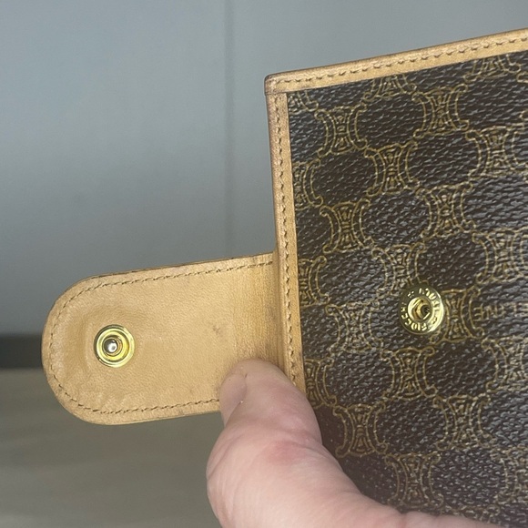 Celine Brown Monogram Wallet - Picture 5 of 11